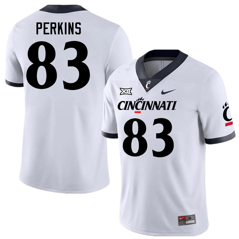 Cincinnati Bearcats #83 Ty Perkins Big 12 Conference College Football Jerseys Stitched Sale-White